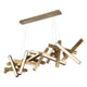 Modern Forms - Chaos 72" LED Linear Chandelier - Lights Canada