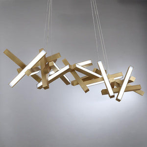 Modern Forms - Chaos 72" LED Linear Chandelier - Lights Canada