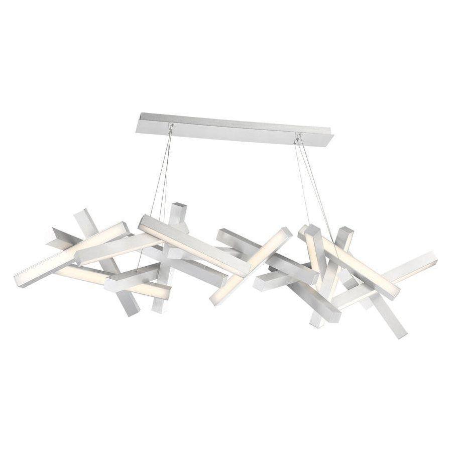 Modern Forms - Chaos 72" LED Linear Chandelier - Lights Canada