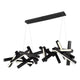 Modern Forms - Chaos 72" LED Linear Chandelier - Lights Canada
