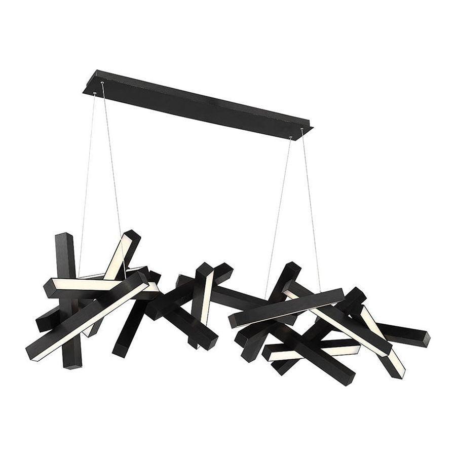 Modern Forms - Chaos 72" LED Linear Chandelier - Lights Canada