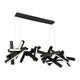 Modern Forms - Chaos 72" LED Linear Chandelier - Lights Canada