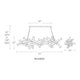 Modern Forms - Chaos 72" LED Linear Chandelier - Lights Canada