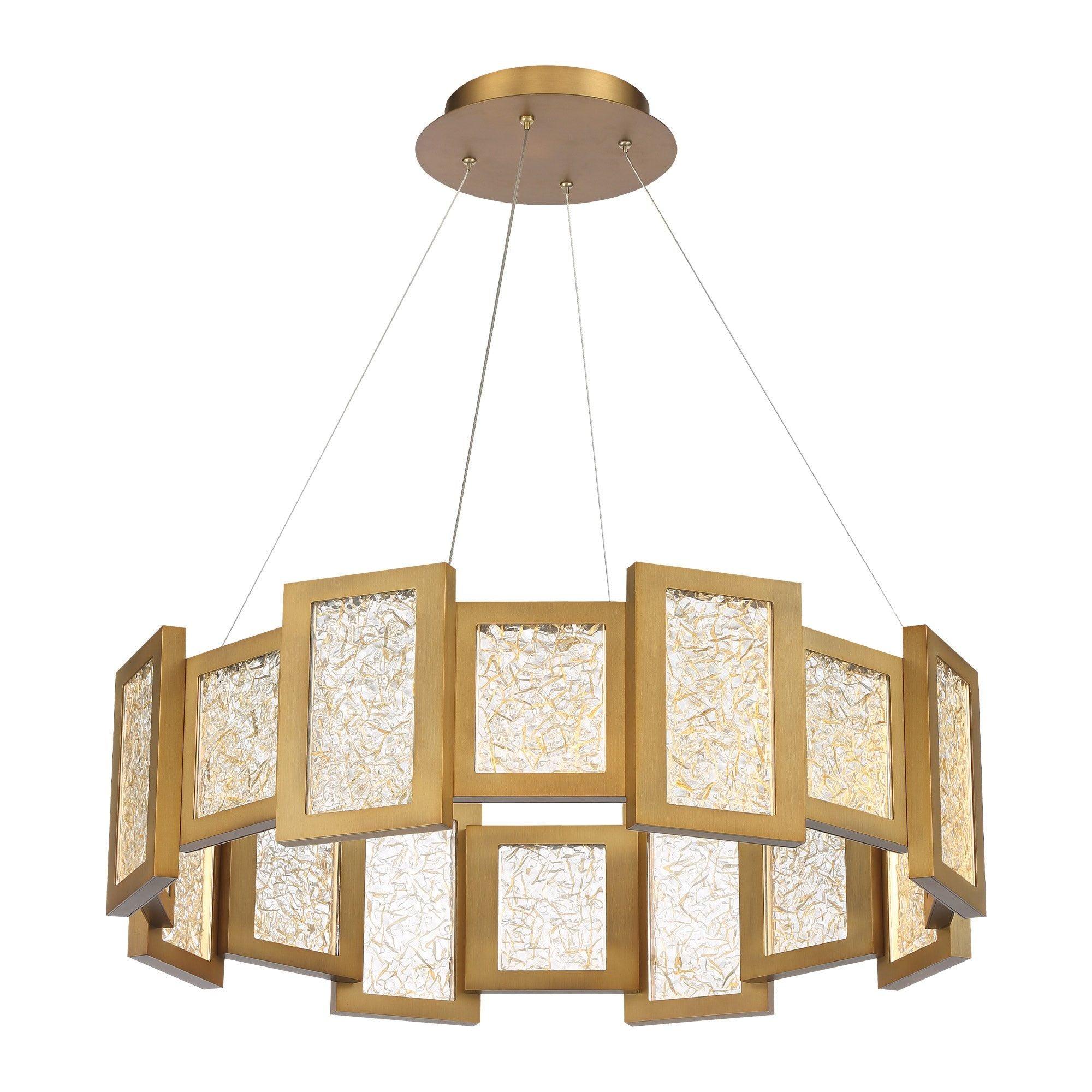 Modern Forms - Fury 28" LED Round Chandelier - Lights Canada