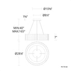 Modern Forms - Rhiannon 28" LED Round Chandelier - Lights Canada
