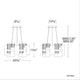 Modern Forms - Harmony 27" Chandelier - Lights Canada