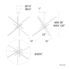 dweLED - Parallax 39" LED Pendant - Lights Canada