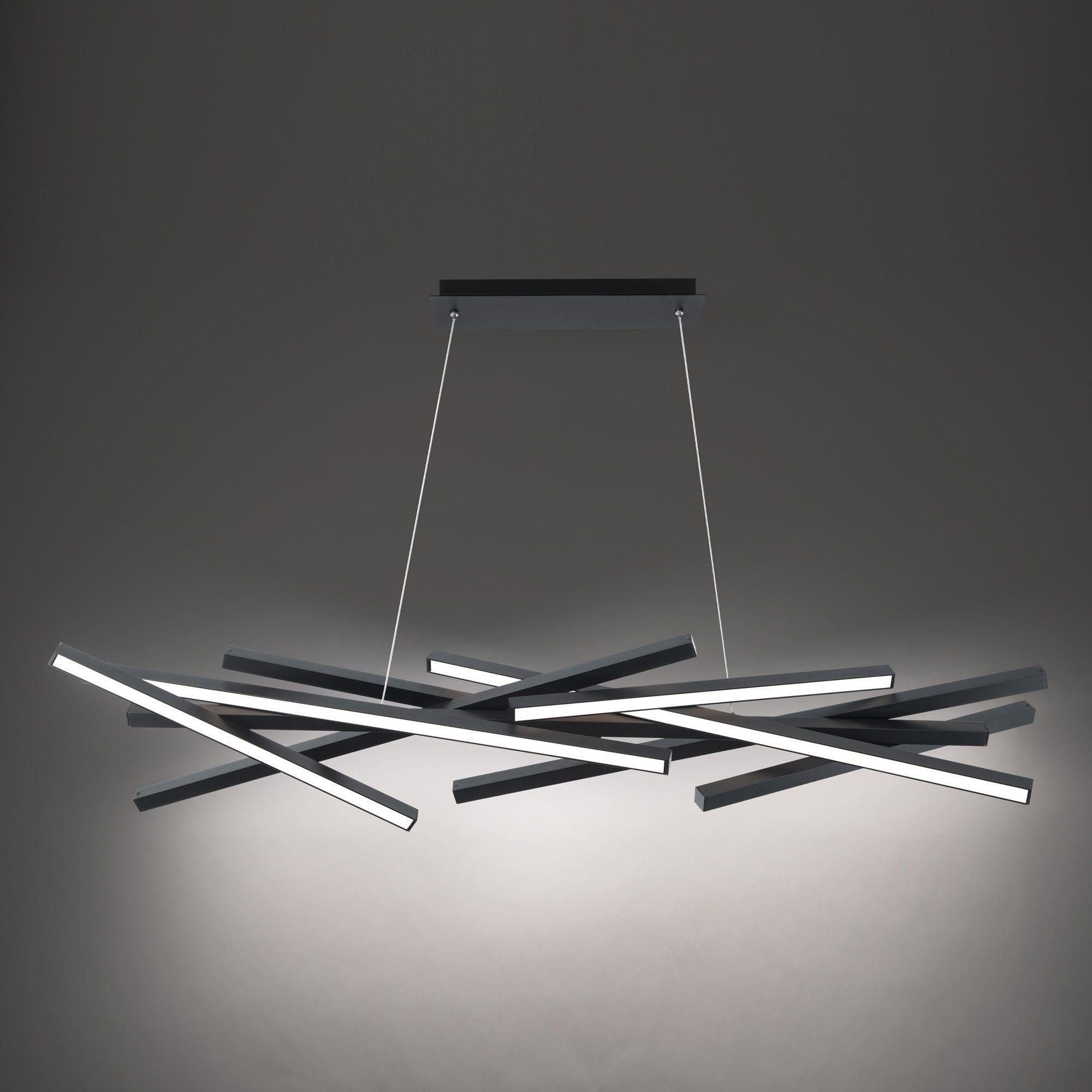 dweLED - Parallax 55" LED Linear Pendant - Lights Canada