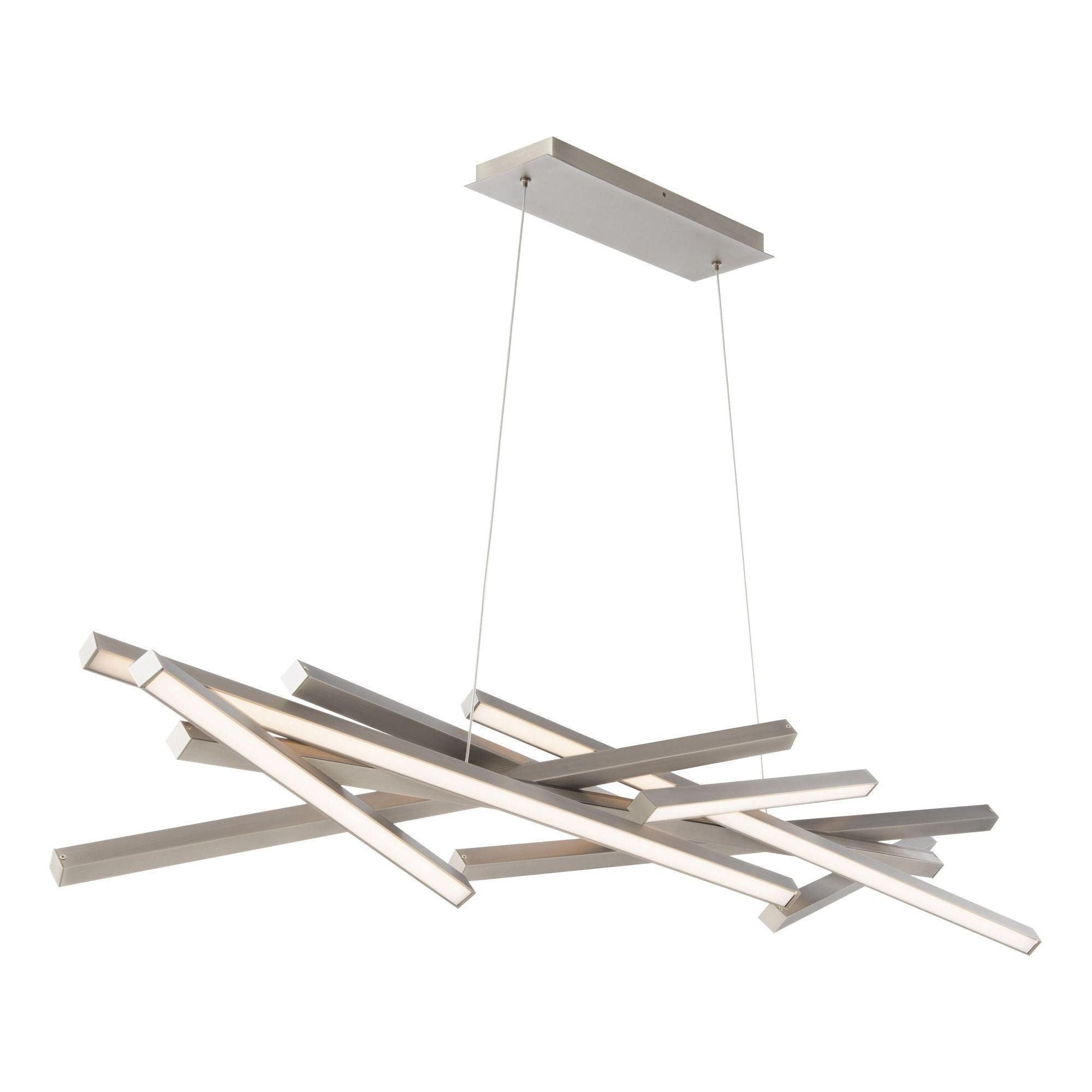 dweLED - Parallax 55" LED Linear Pendant - Lights Canada