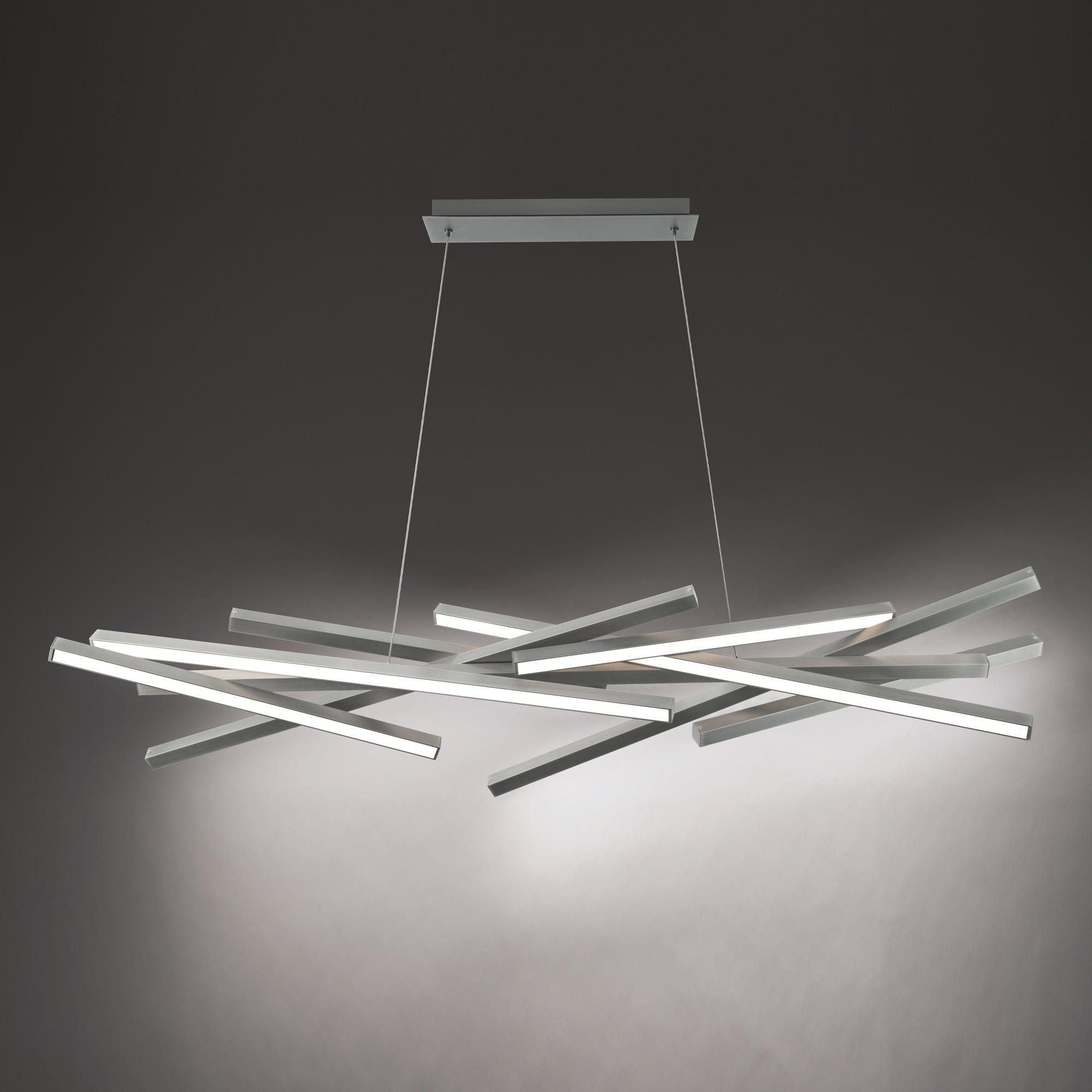 dweLED - Parallax 55" LED Linear Pendant - Lights Canada