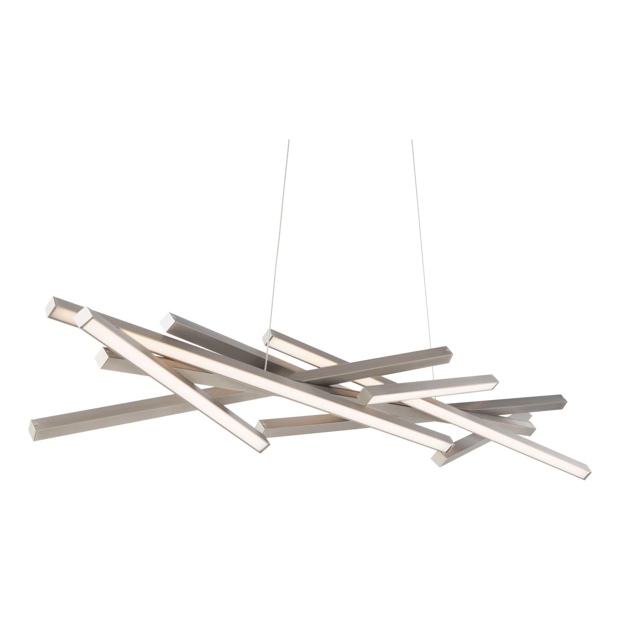dweLED - Parallax 55" LED Linear Pendant - Lights Canada