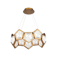 Starlight Starbright 26" LED Round Chandelier