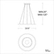 Modern Forms - Jupiter 27" LED Chandelier - Lights Canada