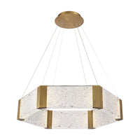 Forever 34" Round LED Chandelier