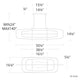 Modern Forms - Vesta 50" LED Linear Chandelier - Lights Canada