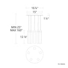 Modern Forms - Minx 13" LED 5 Light Multi-Light Pendant - Lights Canada