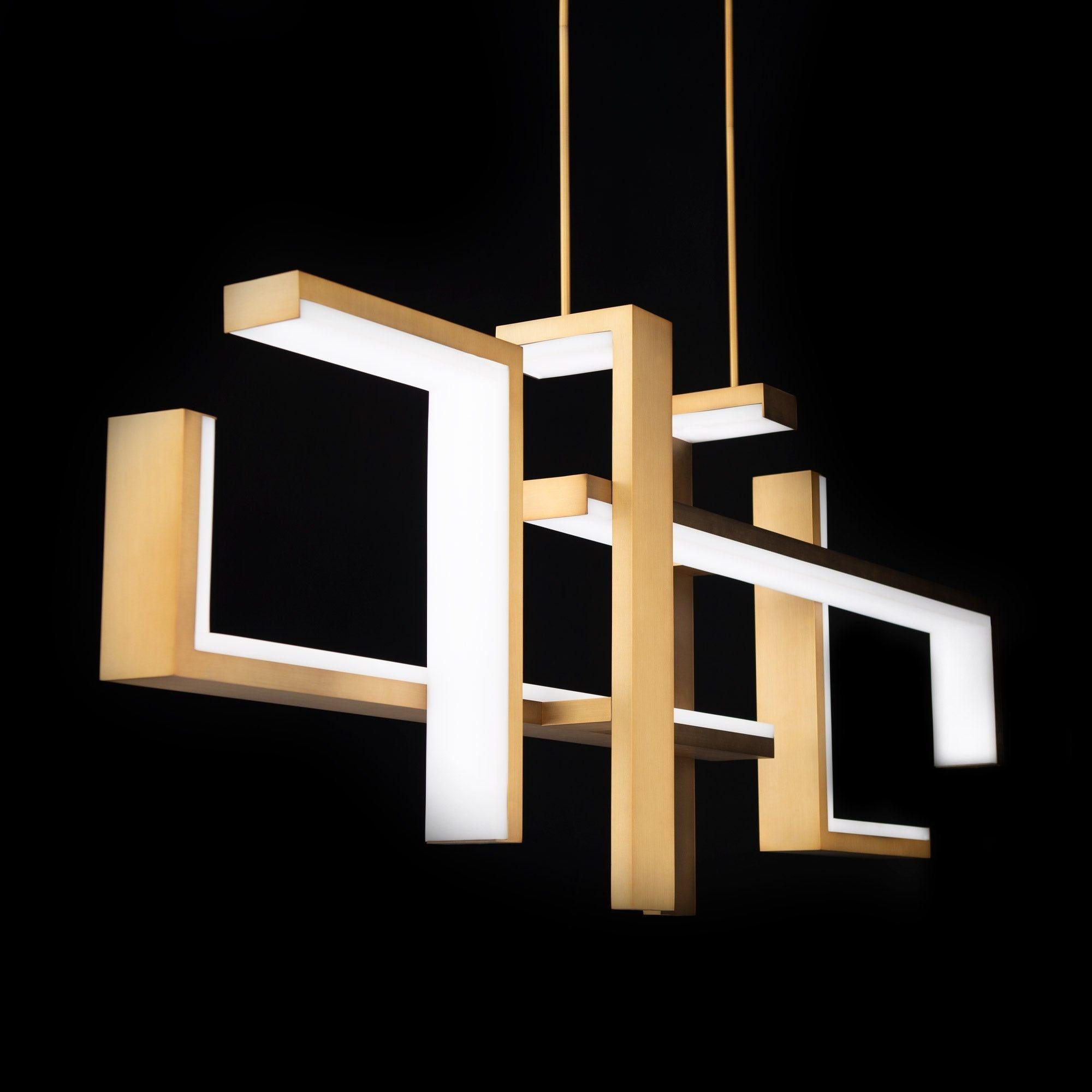 Modern Forms - Jackal 56" LED Linear Chandelier - Lights Canada