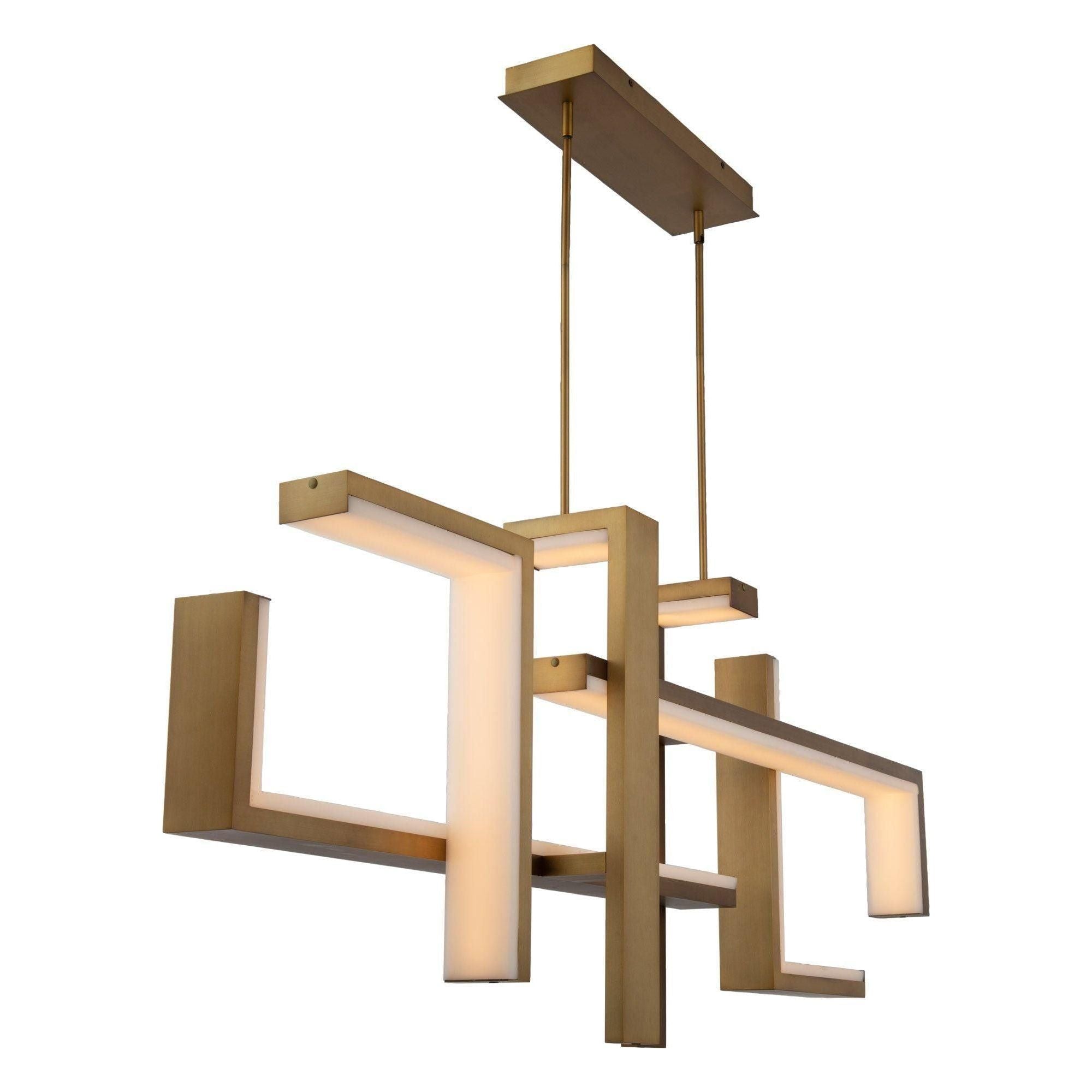 Modern Forms - Jackal 56" LED Linear Chandelier - Lights Canada