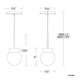 Modern Forms - Double Bubble 6" LED Pendant - Lights Canada