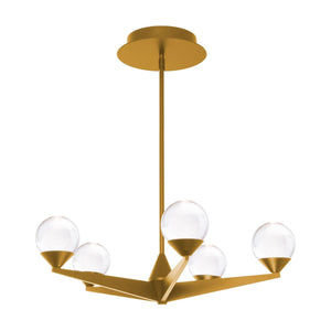 Modern Forms - Double Bubble 23" LED 5 Light Chandelier - Lights Canada