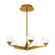 Modern Forms - Double Bubble 23" LED 5 Light Chandelier - Lights Canada