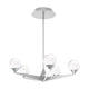Modern Forms - Double Bubble 23" LED 5 Light Chandelier - Lights Canada