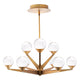 Modern Forms - Double Bubble 27" LED 9 Light Chandelier - Lights Canada