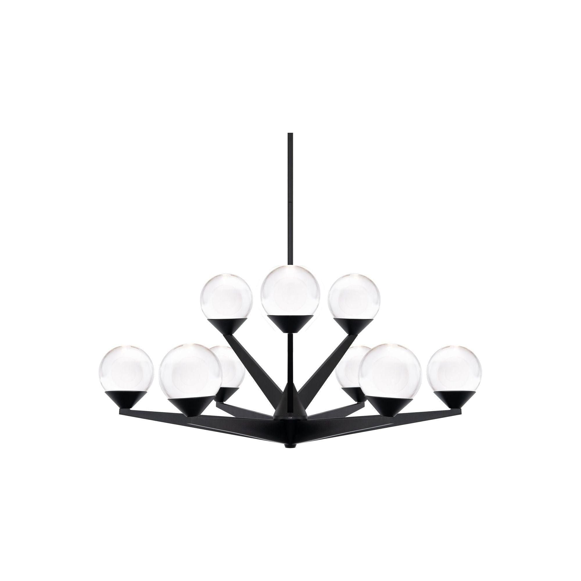 Modern Forms - Double Bubble 27" LED 9 Light Chandelier - Lights Canada