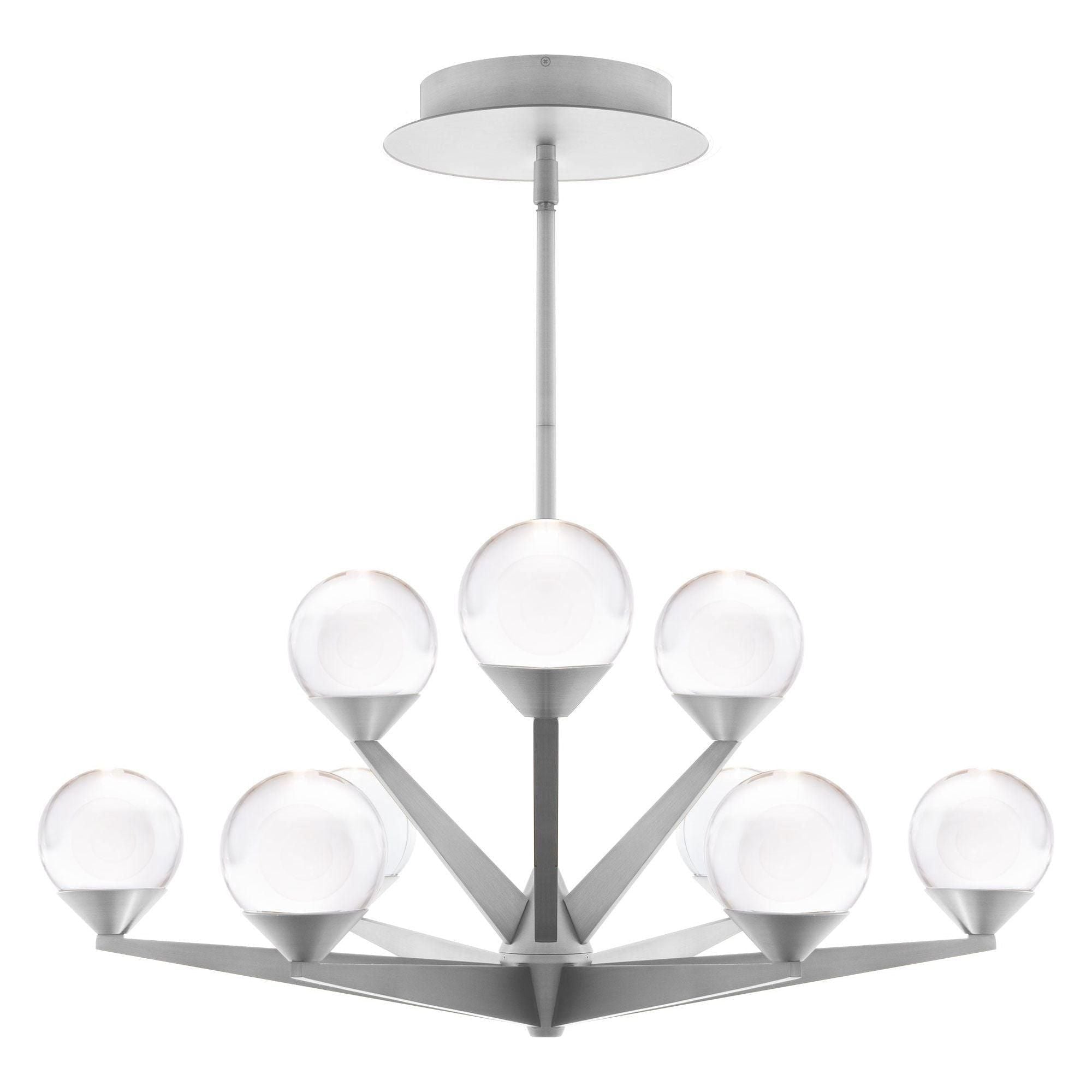 Modern Forms - Double Bubble 27" LED 9 Light Chandelier - Lights Canada