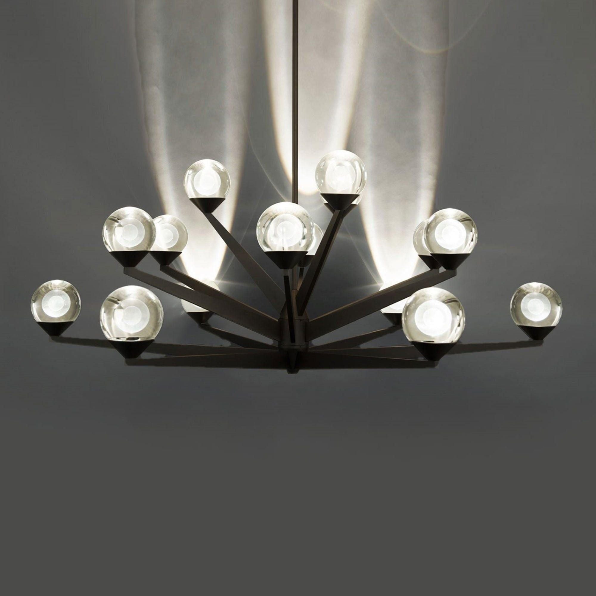 Modern Forms - Double Bubble 37" LED 15 Light Chandelier - Lights Canada