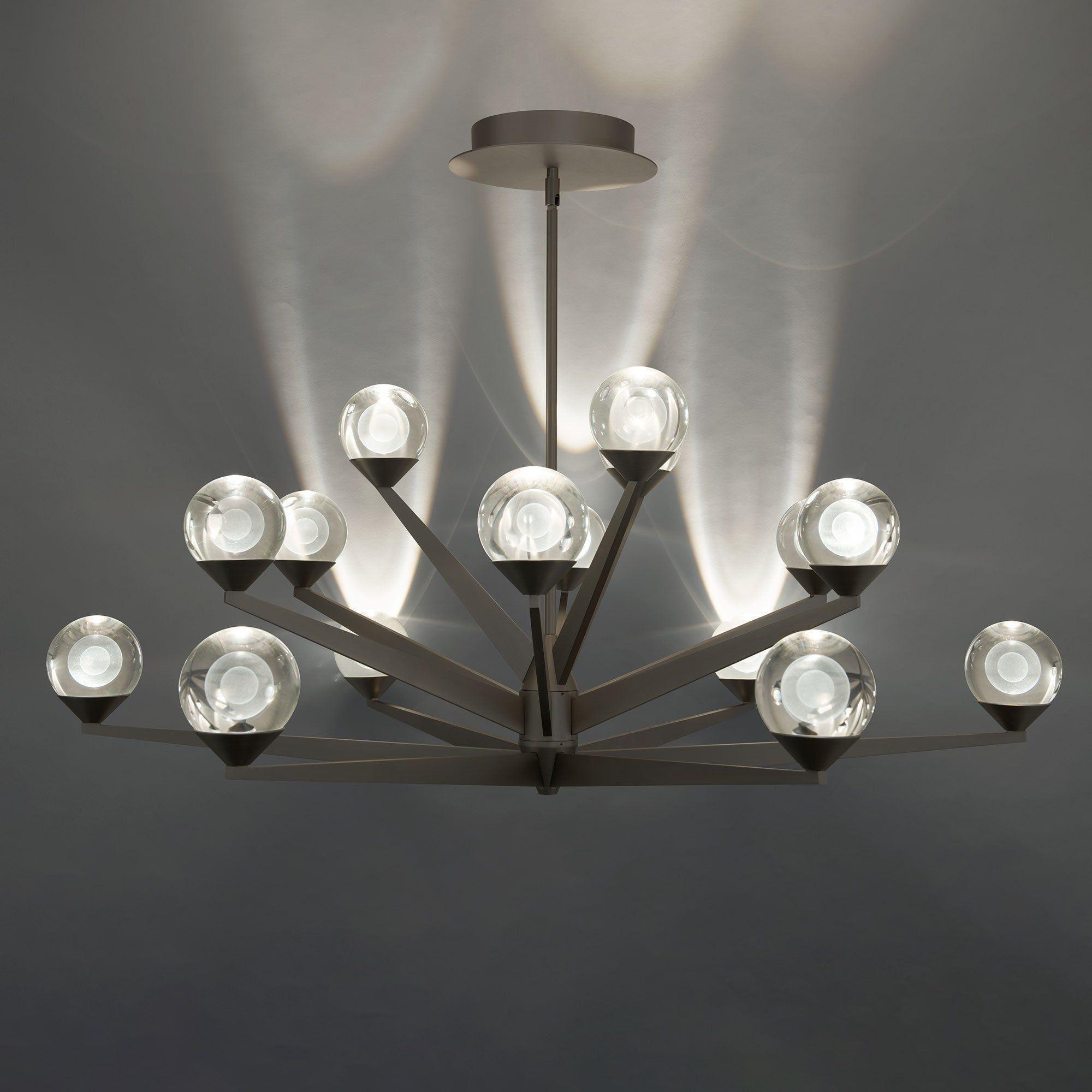 Modern Forms - Double Bubble 37" LED 15 Light Chandelier - Lights Canada