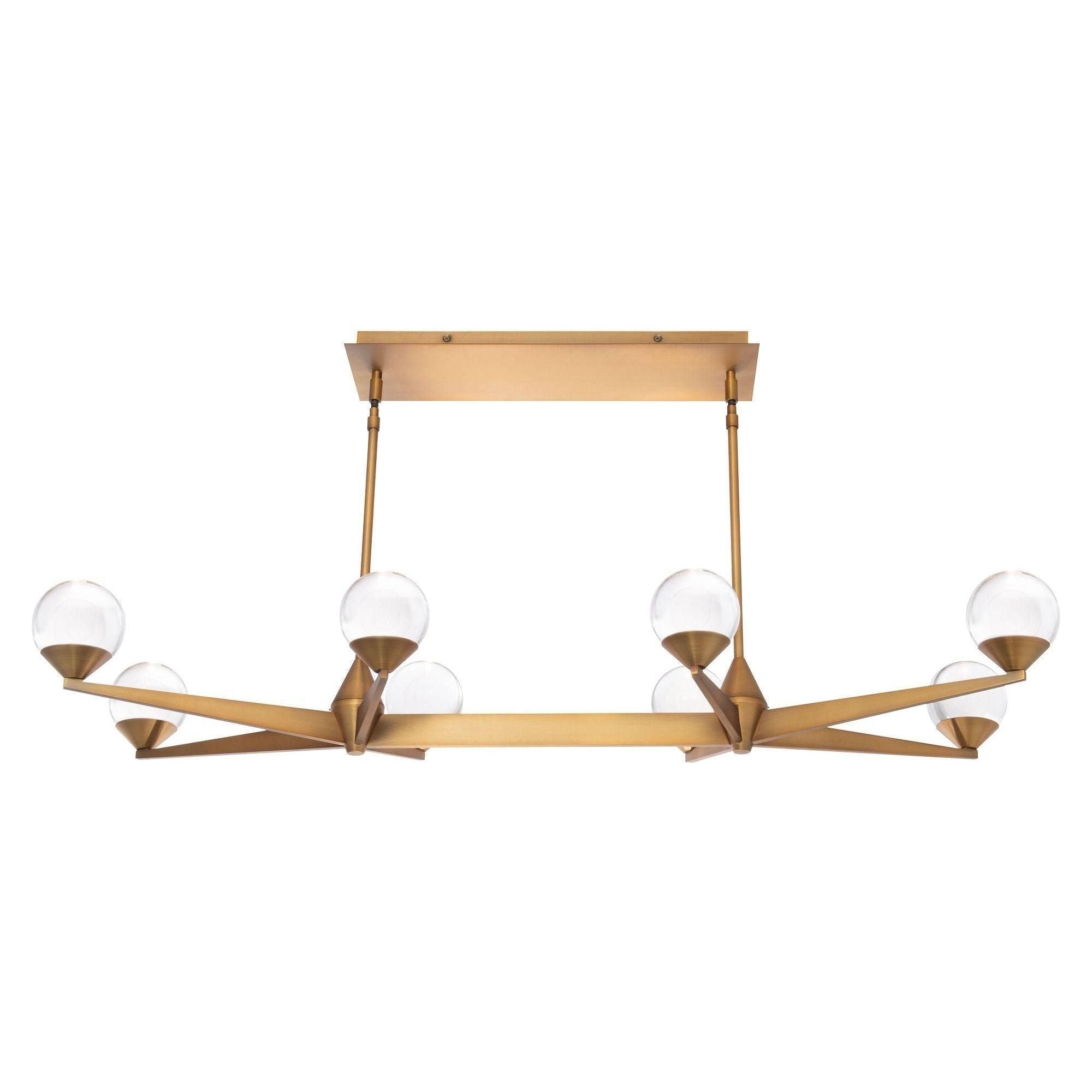 Modern Forms - Double Bubble 44" LED 8 Light Linear Chandelier - Lights Canada