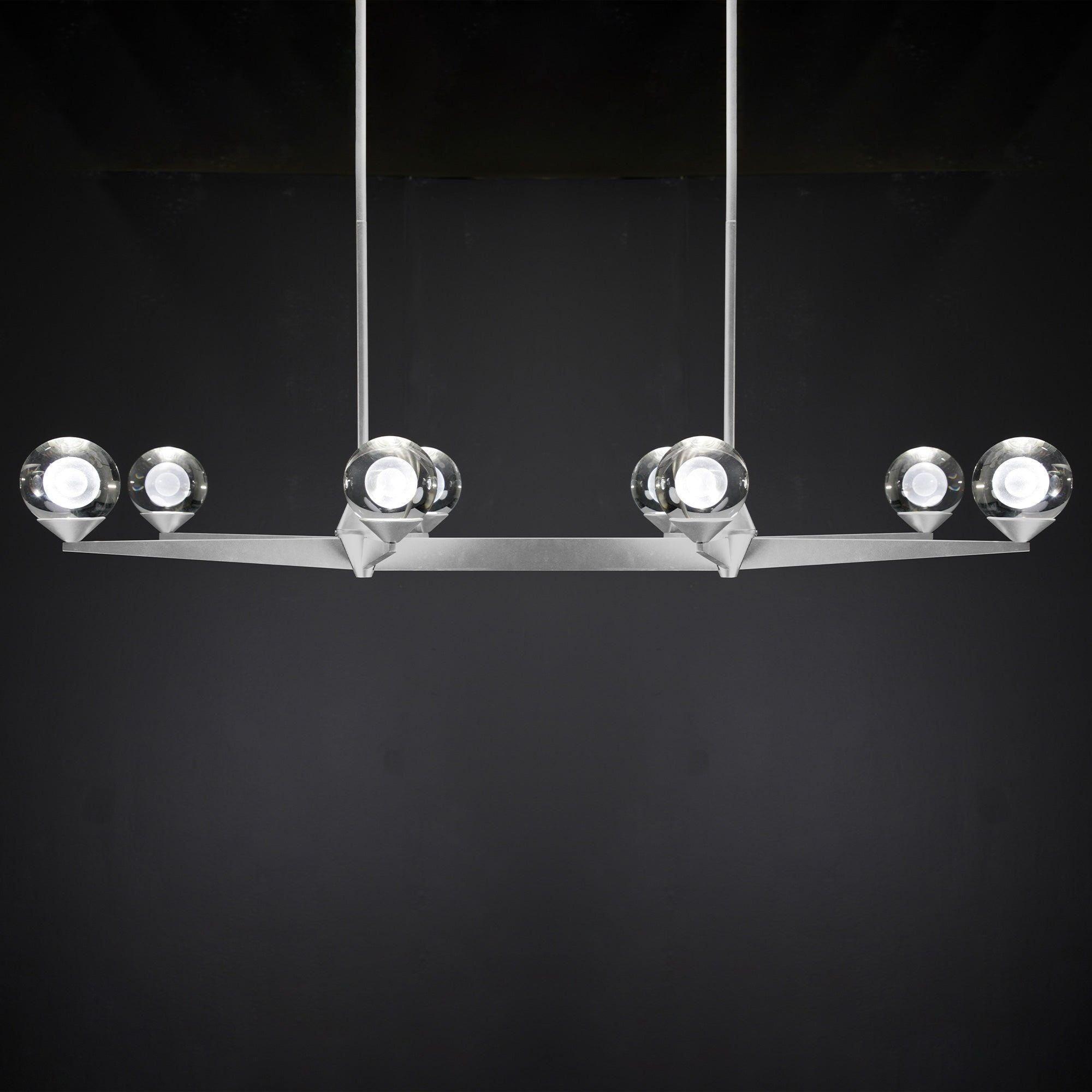 Modern Forms - Double Bubble 44" LED 8 Light Linear Chandelier - Lights Canada