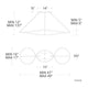 dweLED - Marques 17" LED Pendant - Lights Canada