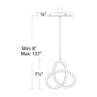 dweLED - Vornado 7.4" LED Mini Pendant - Lights Canada