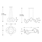 dweLED - Vornado 41" LED Linear Pendant - Lights Canada