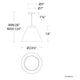Modern Forms - Bentley 24" LED Pendant - Lights Canada
