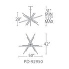 Modern Forms - Stormy 50" LED Pendant - Lights Canada