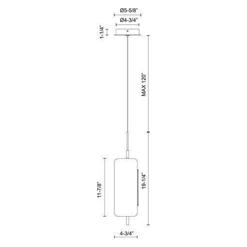 Kuzco - Hilo 5" Pendant - Lights Canada