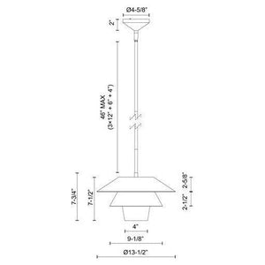 Alora Mood - Tetsu 13" Pendant - Lights Canada