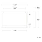 dweLED - Lune 16.9" LED Picture Light - Lights Canada