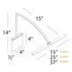 dweLED - Vibe 15" LED Picture Light - Lights Canada