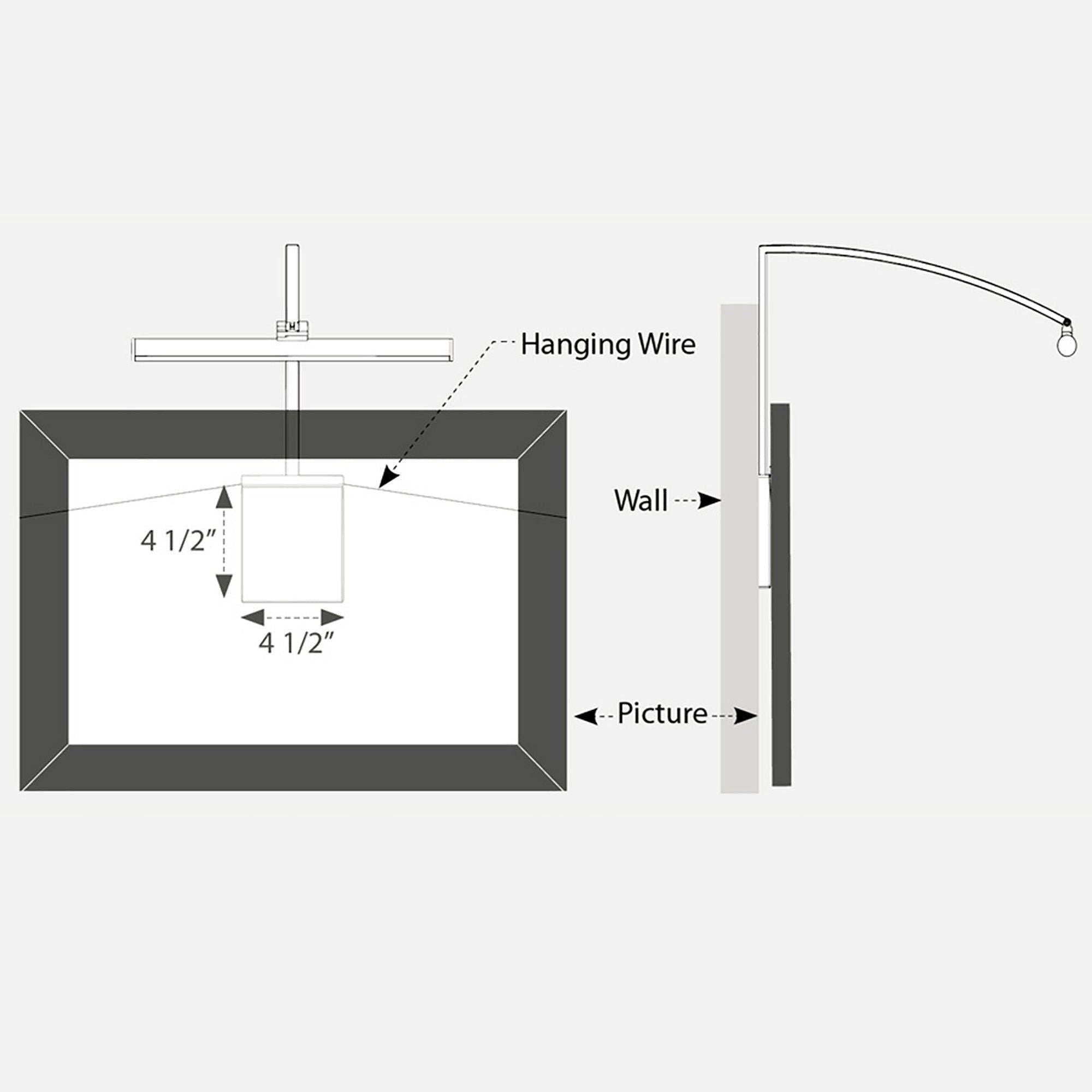 dweLED - Vibe 15" LED Picture Light - Lights Canada
