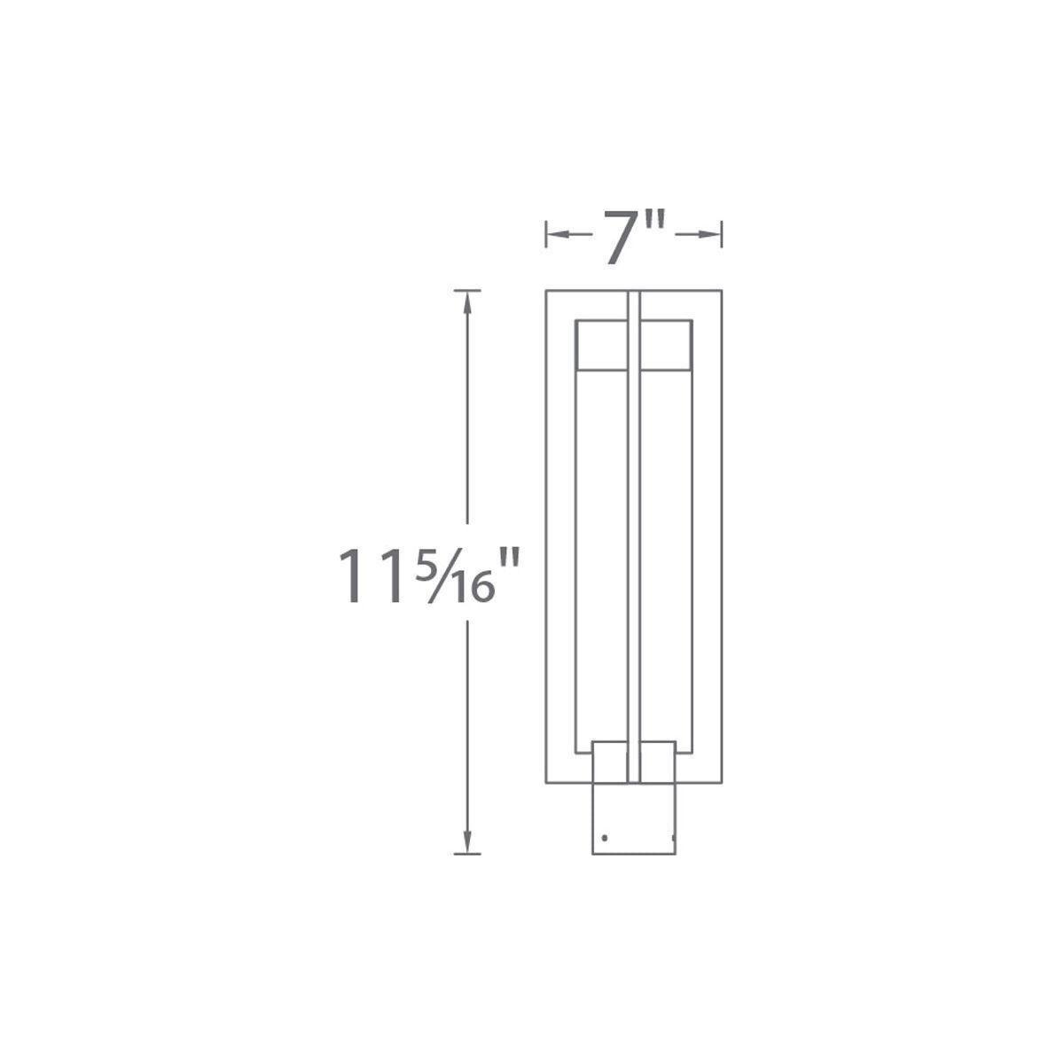 dweLED - Chamber 7" LED Post Light - Lights Canada