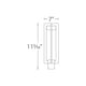 dweLED - Chamber 7" LED Post Light - Lights Canada