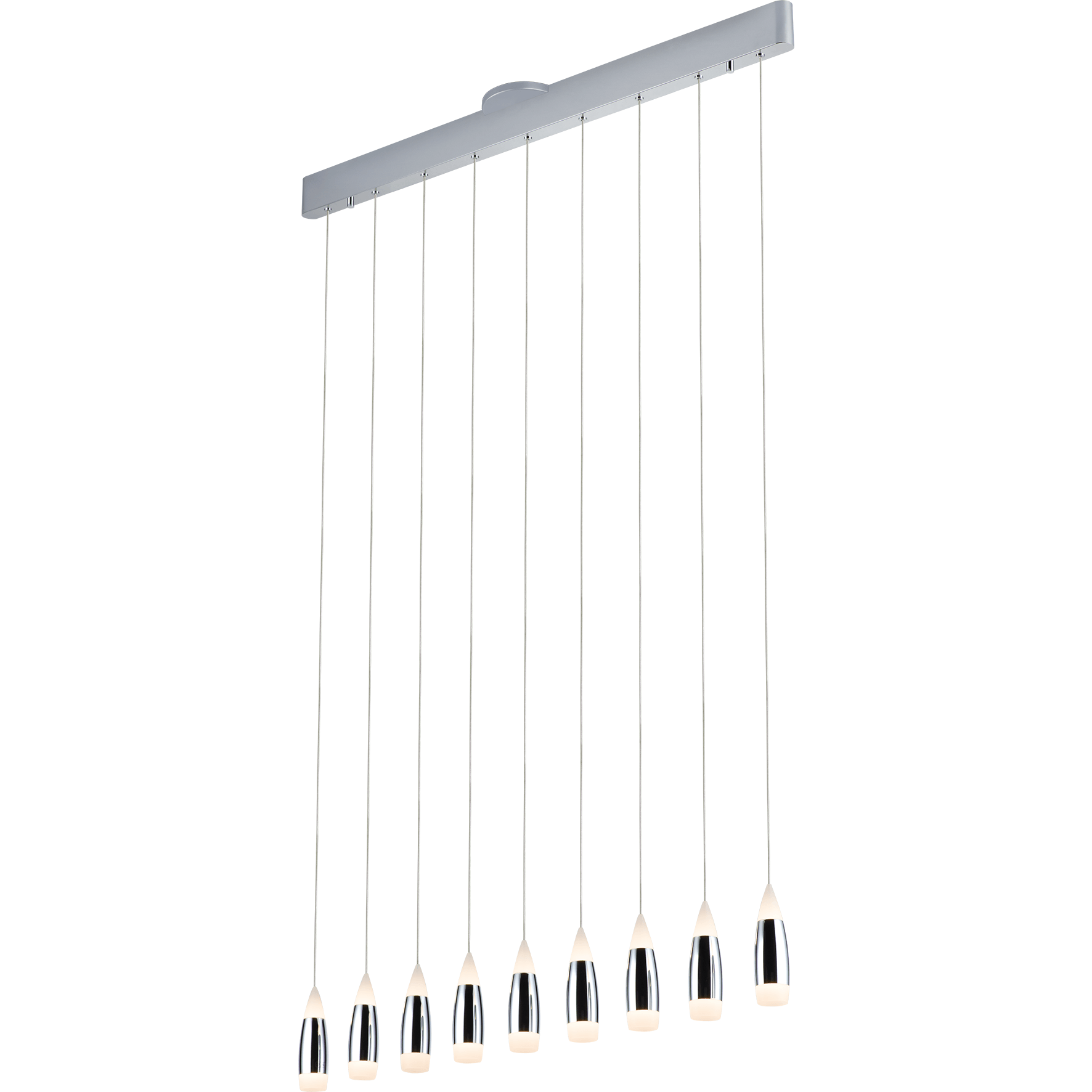 PageOne - Tear 9-Light Linear Suspension - Lights Canada