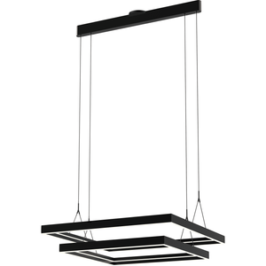 PageOne - Athena Large Double Rectangle Pendant - Lights Canada