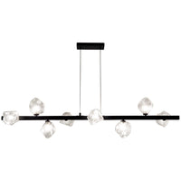 Pearlene 8-Light Linear Suspension