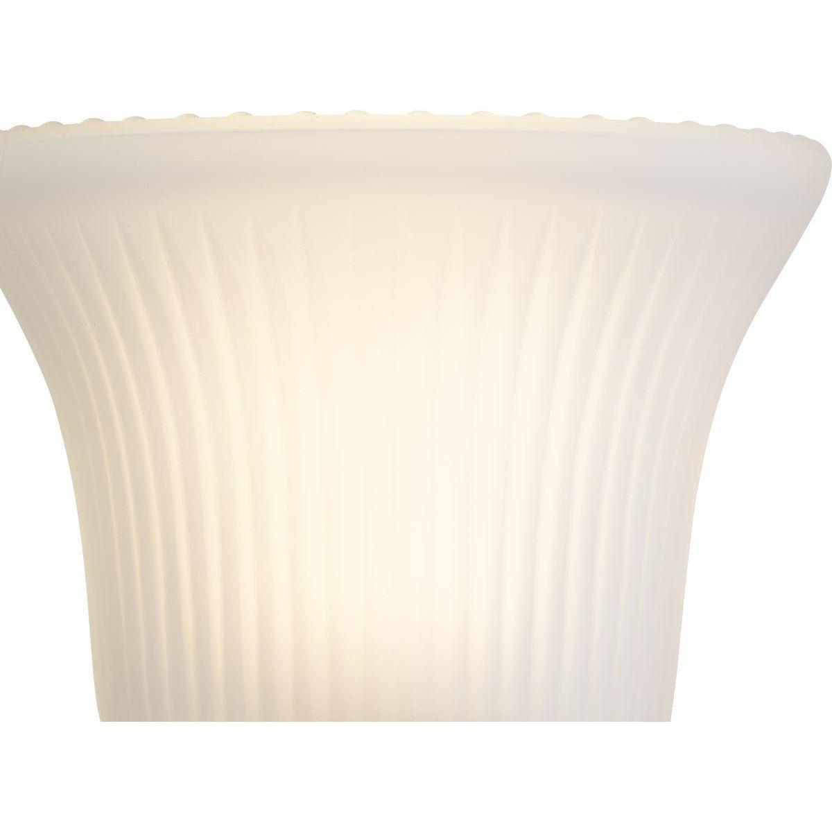Progress Lighting - Fluted Glass Vanity Light - Lights Canada