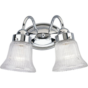 Progress Lighting - Fluted Glass Vanity Light - Lights Canada